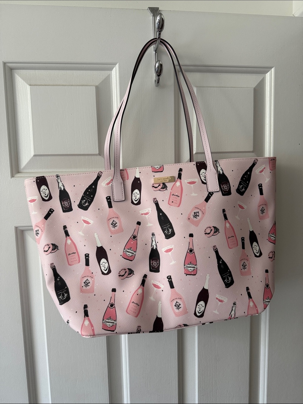 NWOT Kate Spade Pink Champagne Tote